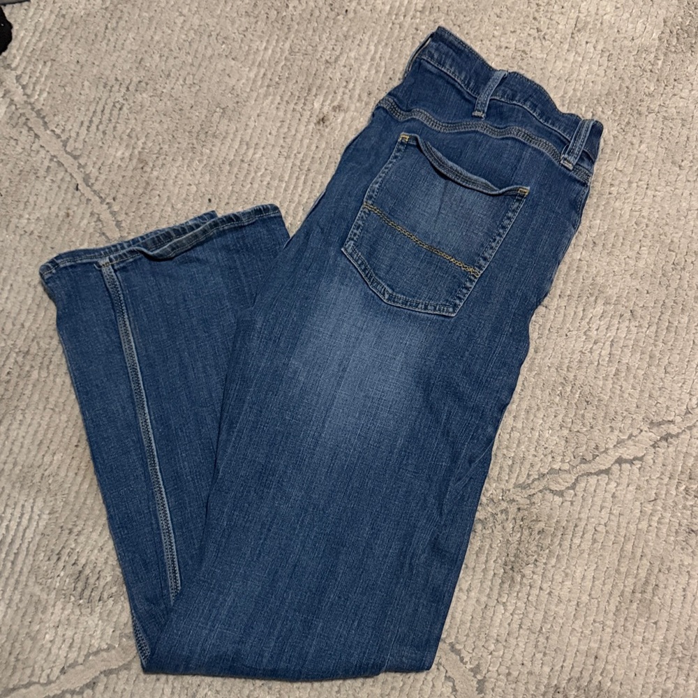 Wrangler Men's Blue Bootcut Jeans